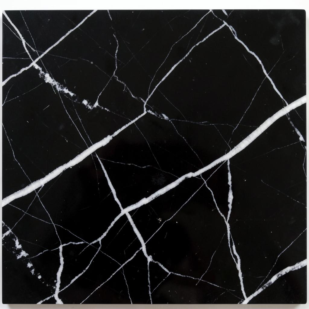 Nero Marquina natural stone worktop surface